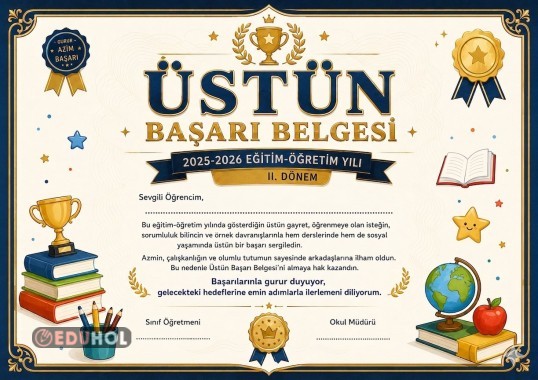 Üstün Başarı Belgesi