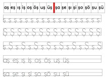 Ş sesi hece kelime ve metin çalışması