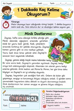 1 dakikada kaç kelime okuyorum? -5