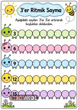 5'er ritmik sayma