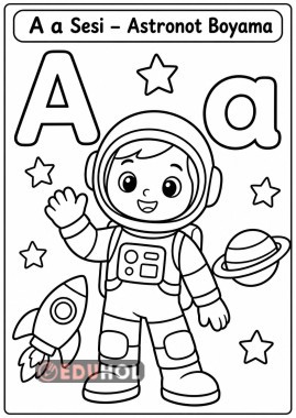 a sesi astronot boyama