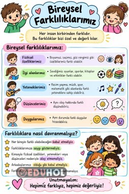 Bireysel Farklılıklarımız Defter Notu