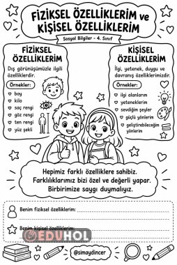 fiziksel ve kişisel özellikler