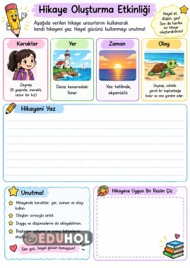 hikaye unsurlarına göre hikaye oluşturma