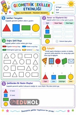 Nesnelerin Geometrisi - Geometrik Şekiller - Kenar Köşe