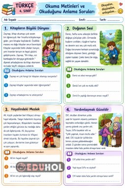 Okuduğunu Anlama Metinleri