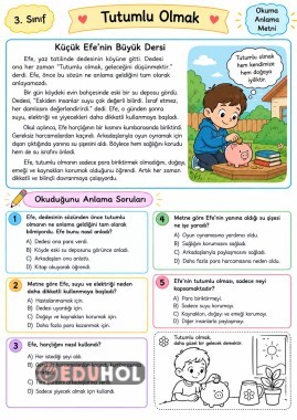 Tutumlu Olmak Okuma Metni