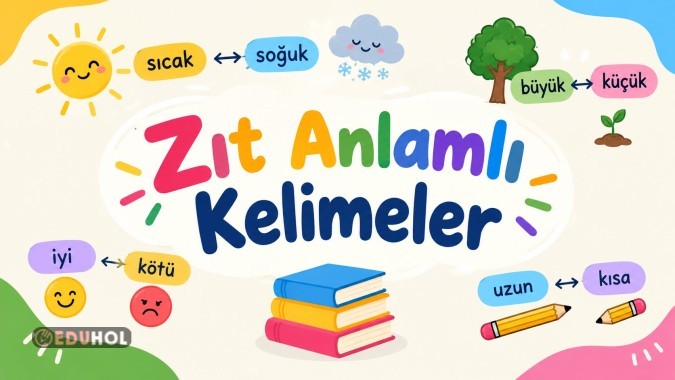 Zıt anlamlı kelimeler oyunu