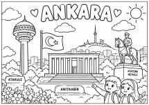 Ankara boyama sayfası
