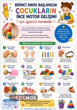 1.sınıf çocuklarının ince motor becerileri