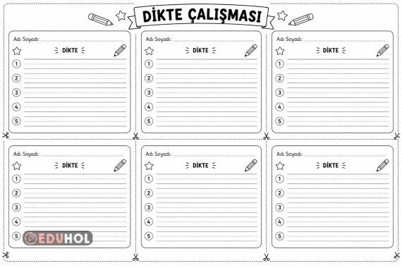 Kelime dikte çalışması
