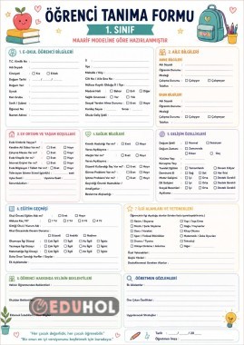 ÖĞRENCİ TANIMA FORMU