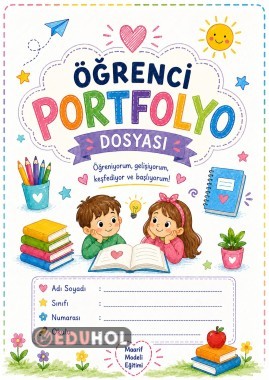 Portfolyo dosyası kapağı