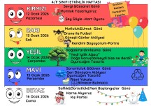 ETKİNLİK HAFTASI RENK GÜNLERİ