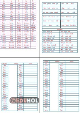 BASARA KA KE Kİ OKUMA YAZMA ÇALIŞMALARI