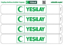 Yeşilay Haftası Kolluk Yapım Şablonu