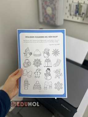 Karne Günü Hediyesi Okulumun Açılmasına Kaç Gün Kaldı Etkinliği