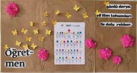 Öğretmenler Günü Pano Şablonu