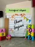 Okuma Bayramı Çizgili Defter Şablonu Yatay a4 boy