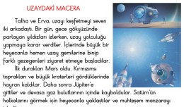 1. Sınıf Okuduğunu Anlama Metni 4