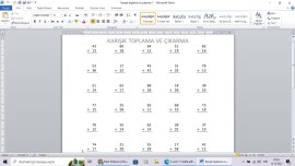 KARIŞIK TOPLAMA VE ÇIKARMA 1