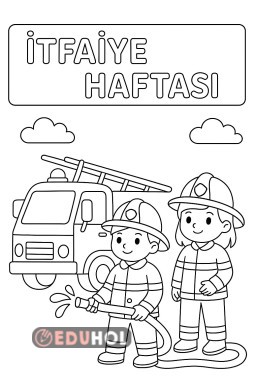 İtfaiye haftası boyama