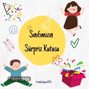 Sürpriz sınıf kutusu kartları