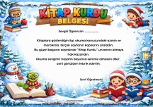 Kitap kurdu belgesi 3