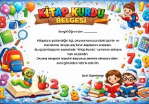 Kitap kurdu belgesi 4