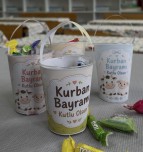 Kurban bayramı bardak hediye süslemesi