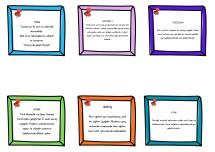 Yerli malı posteri için bilgi kartları