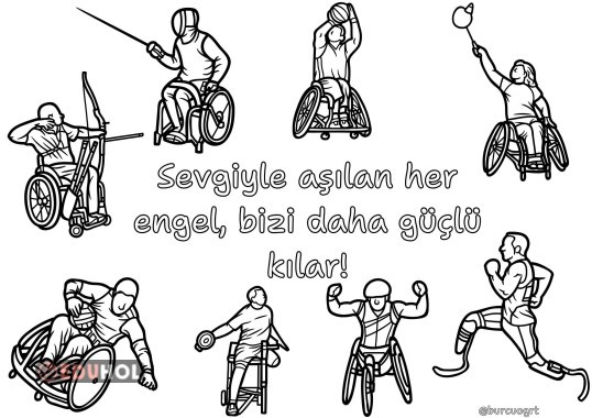 3 Aralık Engelleri Kaldır Boyaması