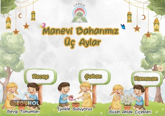 ÇEDES Projesi Sevgi ve Üç Aylar Panosu