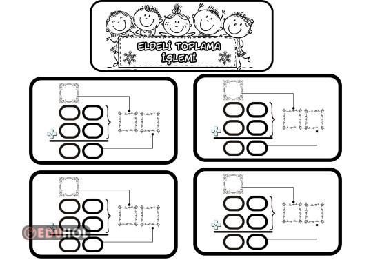 Eldeli Toplama İşleminde Defterde Çalışma Sayfası