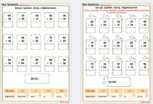 Toplama-Çıkarma Karışık İşlemlerden Süreç Değerlendirme