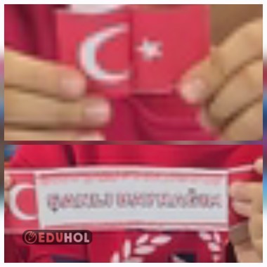 Açılır kapanır mini şerit bayrak çalışması