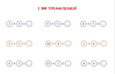 1. Sınıf Toplama İşlemleri