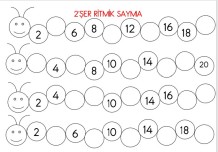 2'şer Ritmik Sayma