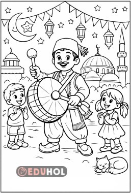 Ramazan bayramı boyama