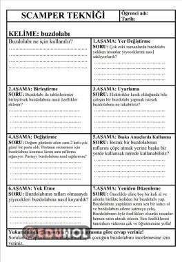 Scamper çalışması