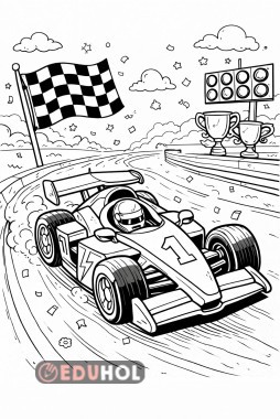 yarış arabası boyama