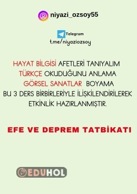EFE VE DEPREM TATBİKATI