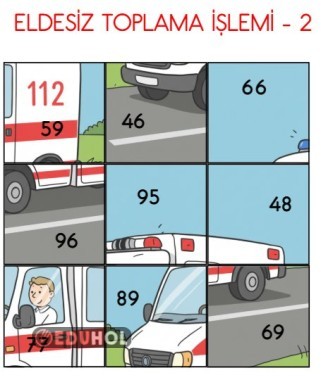 ELDESİZ TOPLAMA İŞLEMİ YAPBOZ -2