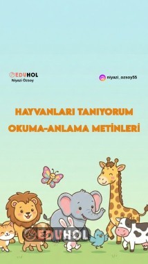 HAYVANLARI TANIYORUM OKUMA ANLAMA METİNLERİ