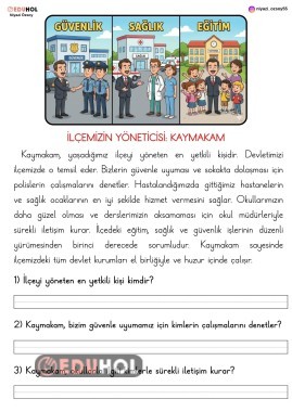 İlçemizin Yöneticisi: Kaymakam