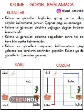 KELİME GÖRSEL BAĞLAMACA