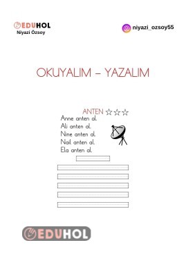 OKUYALIM- YAZALIM (ANTEN)