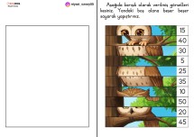 BEŞER RİTMİK SAYMA KES YAPIŞTIR