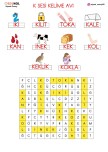 K SESİ KELİME AVI ( GÖRSEL DİKTELİ)