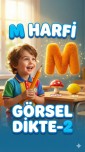 M SESİ GÖRSEL DİKTE-2 ( CEVAP ANAHTARLI )